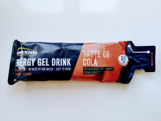 Maxim 60ml Energy Gel Drink Cola nestemäinen geeli 25kpl ltk